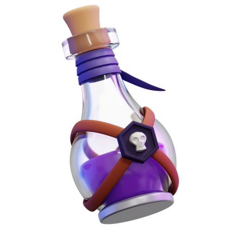 Giftflasche  3D Icon