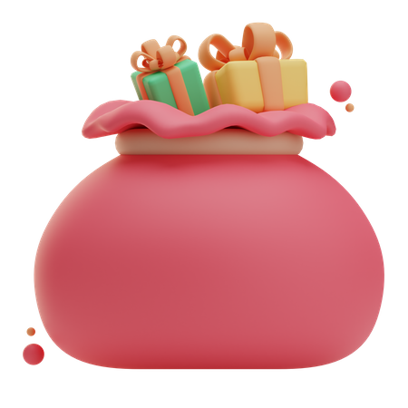 Gifts Bag  3D Icon