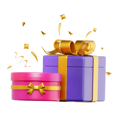 Gifts Presents  3D Icon