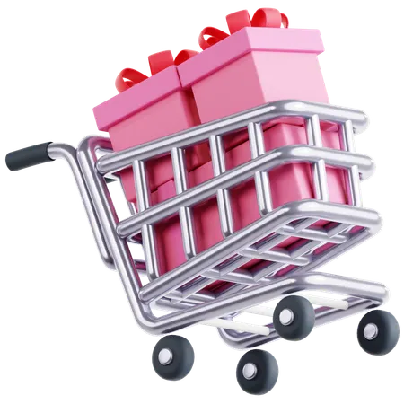 Gifts Shopping  3D Icon