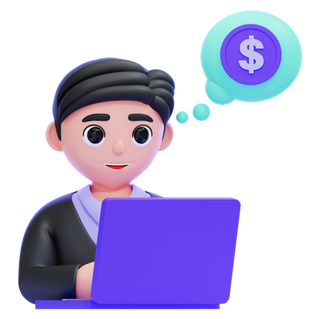 ギグエコノミー 3D Icon