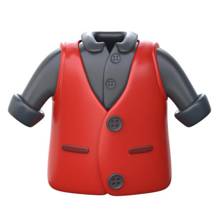 Gilet  3D Icon