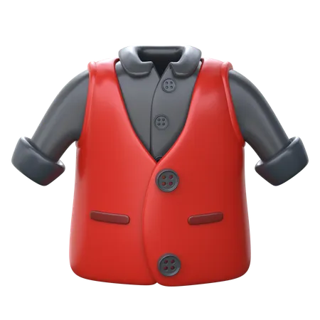 Gilet  3D Icon