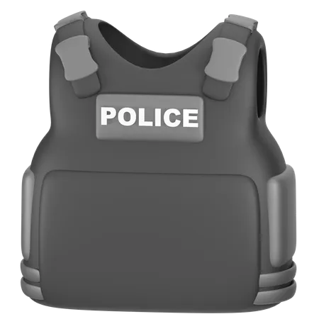 Gilet de police  3D Icon