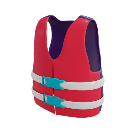 Gilet de sauvetage  3D Illustration