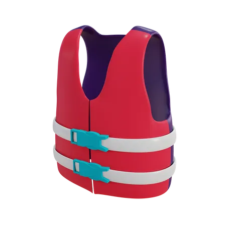 Gilet de sauvetage  3D Illustration