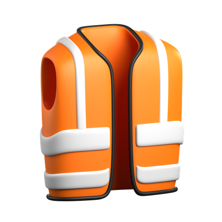 Gilet de sécurité  3D Icon