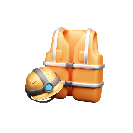 Gilet de sécurité  3D Icon