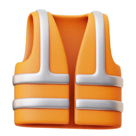 Gilet de sécurité  3D Icon