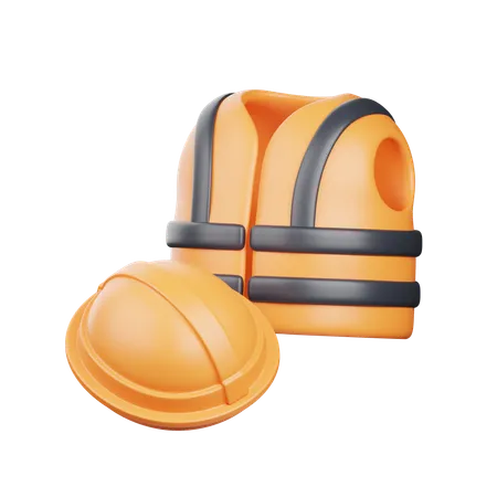 Gilet de sécurité  3D Icon