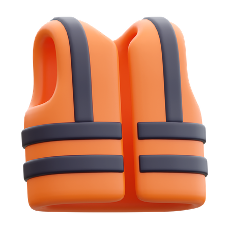 Gilet de sécurité  3D Icon