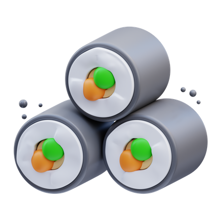 Gimbap  3D Icon