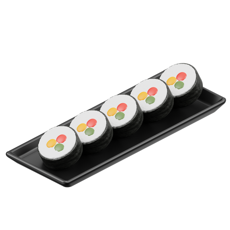 Gimbap  3D Icon