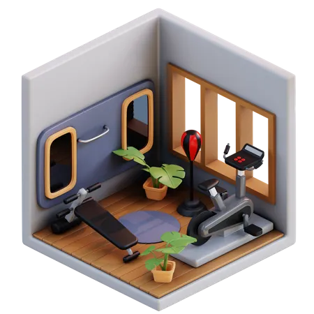 Gimnasia  3D Illustration