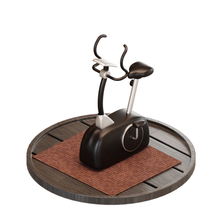 Bicicleta de gimnasio  3D Illustration