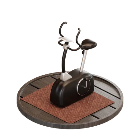 Bicicleta de gimnasio  3D Illustration