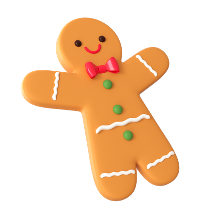 Ginger Biscuit  3D Icon