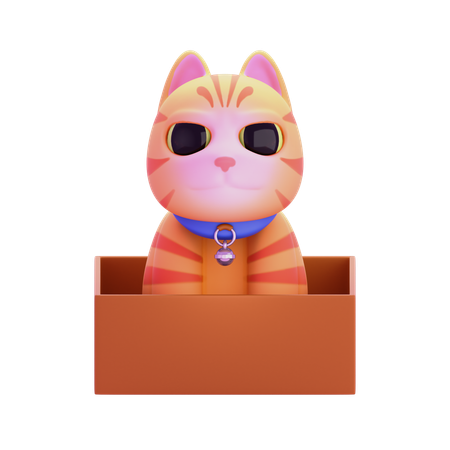 생강 고양이  3D Icon