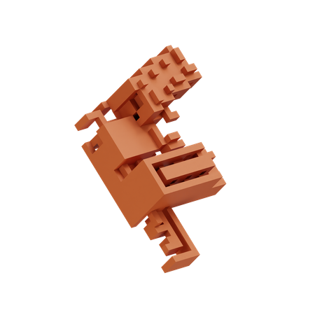 Ginger Cell Fracture  3D Icon