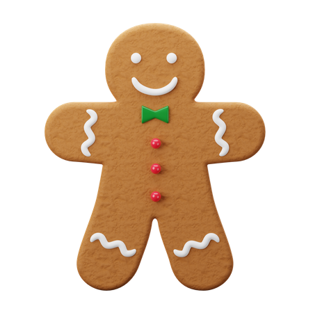 Ginger Cookie  3D Icon