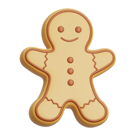 Gingerbread  3D Icon