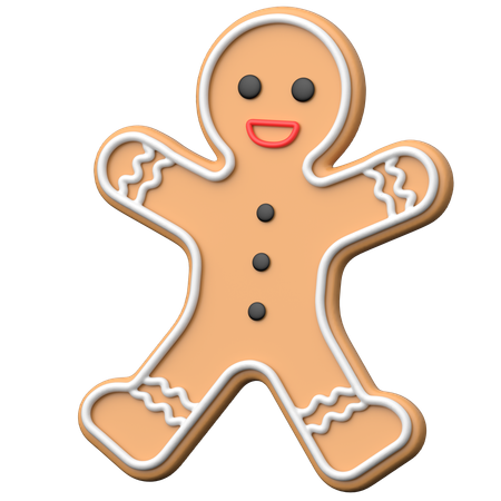 Gingerbread  3D Icon