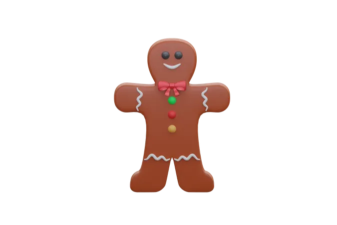 Gingerbread  3D Icon