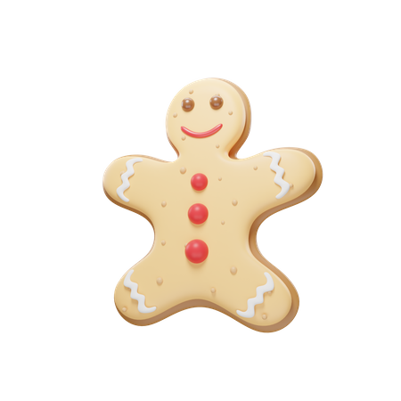 Gingerbread 3D Icon