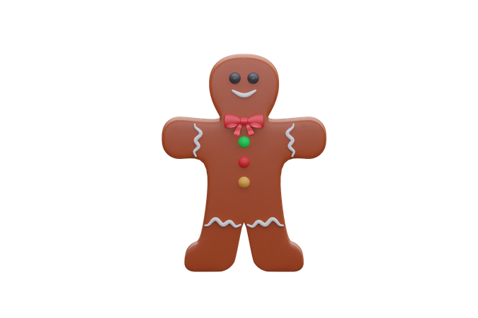Gingerbread  3D Icon