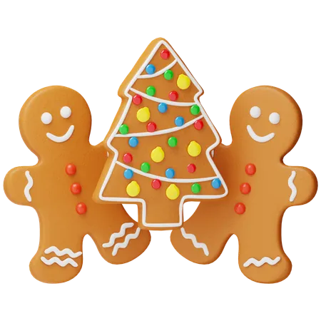 Gingerbread Candy  3D Icon