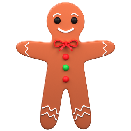 Gingerbread Cookie  3D Icon