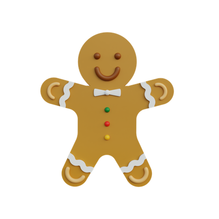 Gingerbread Cookie  3D Icon