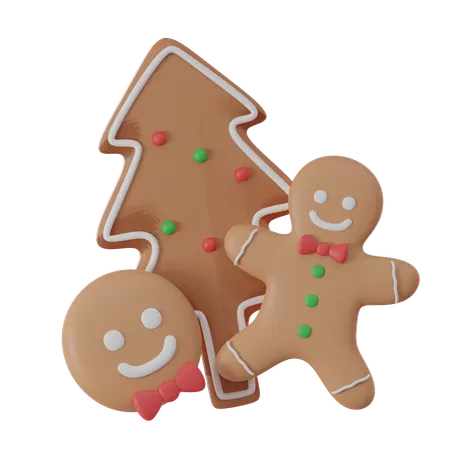 Gingerbread Cookies  3D Icon
