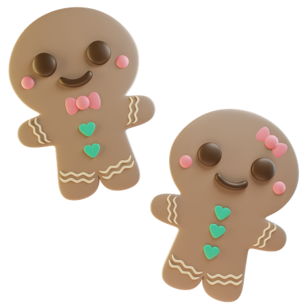 Gingerbread Cookies  3D Icon