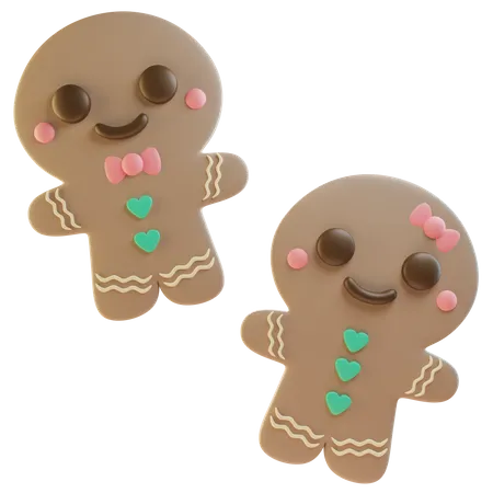 Gingerbread Cookies  3D Icon