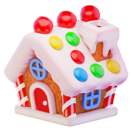 Gingerbread House  3D Icon