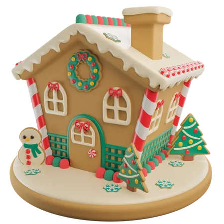 Gingerbread House  3D Icon