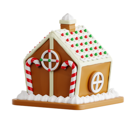 Gingerbread House  3D Icon