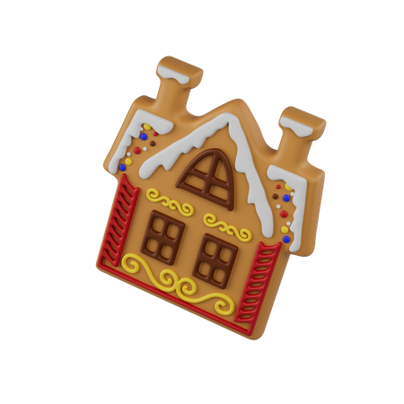 Gingerbread House 3D Illustration