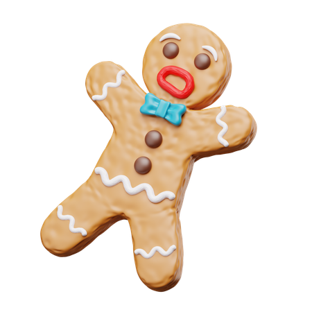 Gingerbread Man  3D Icon