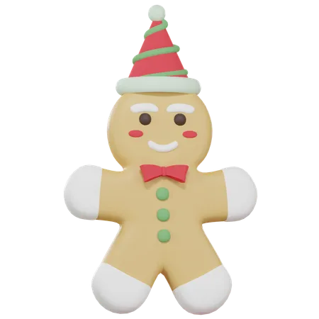 Gingerbread Man  3D Icon