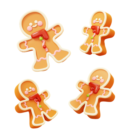 Gingerbreads  3D Icon