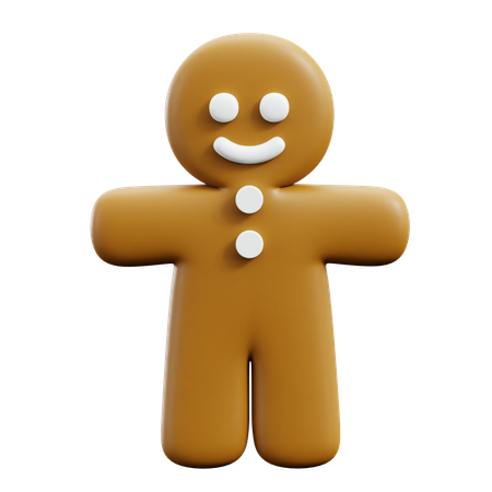 Gingerman  3D Icon