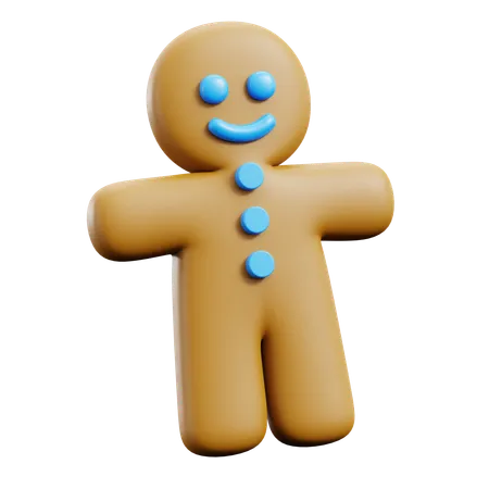 Gingerman  3D Icon