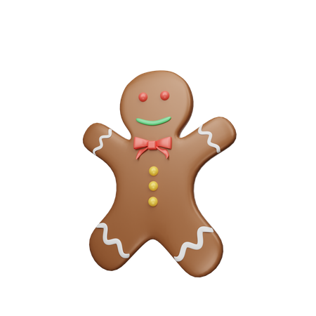 Gingerman  3D Icon