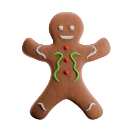 Gingerman  3D Icon