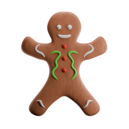 Gingerman  3D Icon