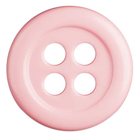 Gingham Button  3D Icon