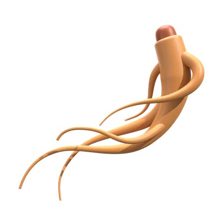 Ginseng  3D Icon