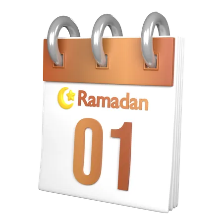 Giorno 1 Ramadan  3D Icon